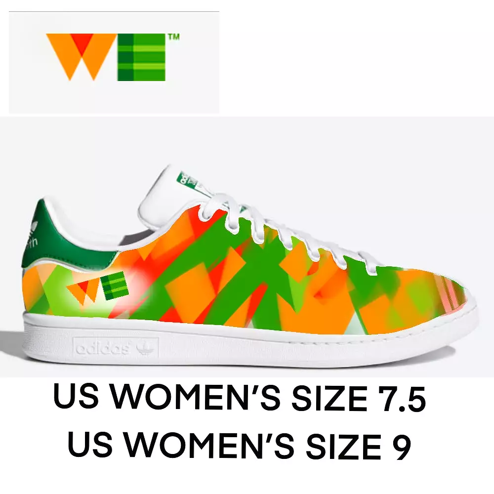 2 Pairs of Custom Adidas Stan Smith Sneakers - US Women's size 7.5 & Women's 9 - Custom Order