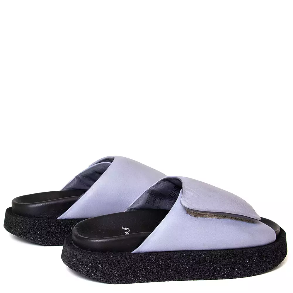 3380 Women's Platform Leather Slide