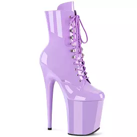 8 Inch Heel FLAMINGO-1020 Lavender Patent