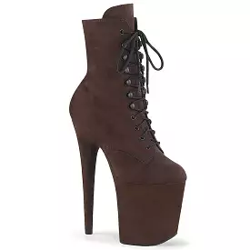 8 Inch Heel FLAMINGO-1020FS Mocha Suede