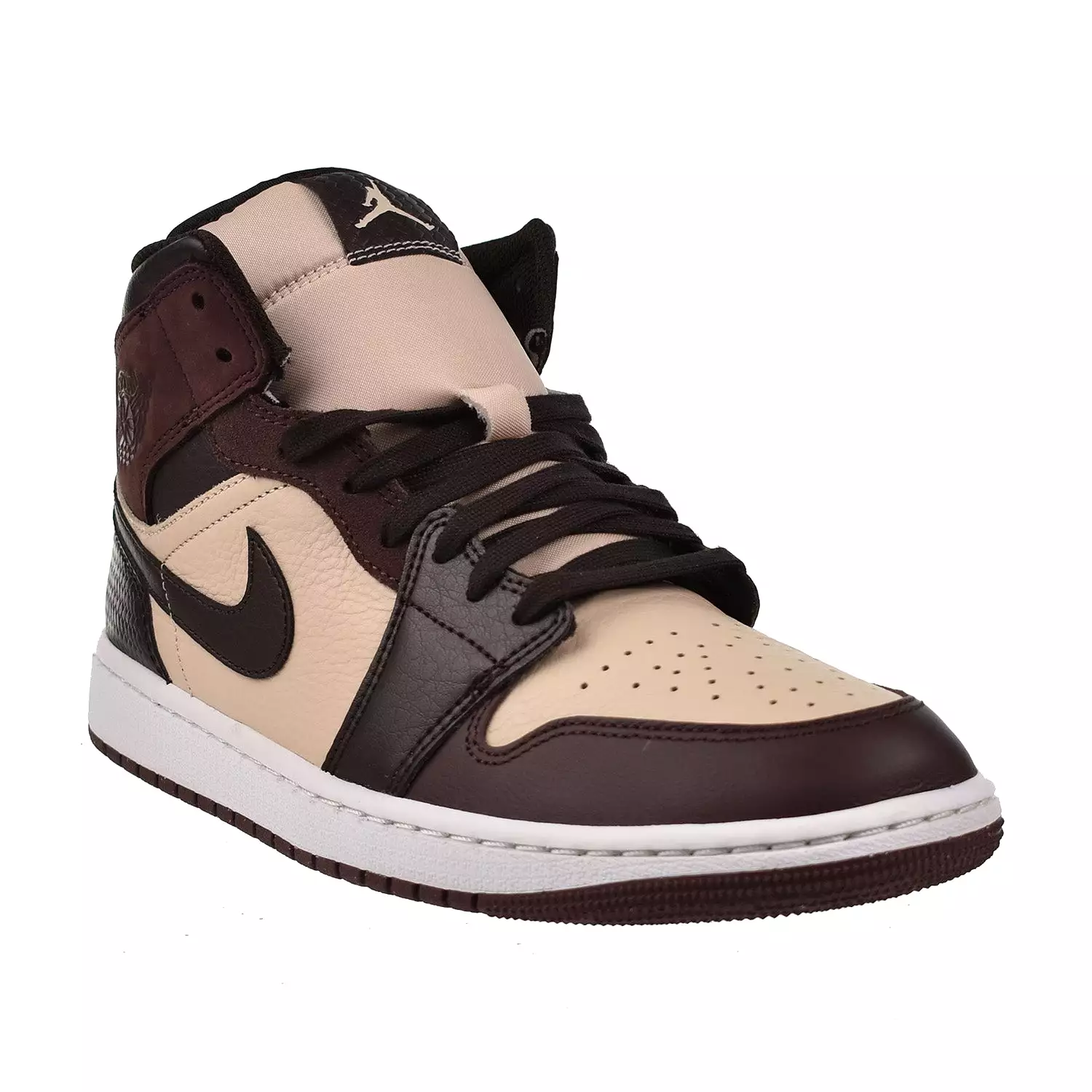 Air Jordan 1 Mid SE Paris YMCA Men's Shoes Velvet Brown-Sanddrift