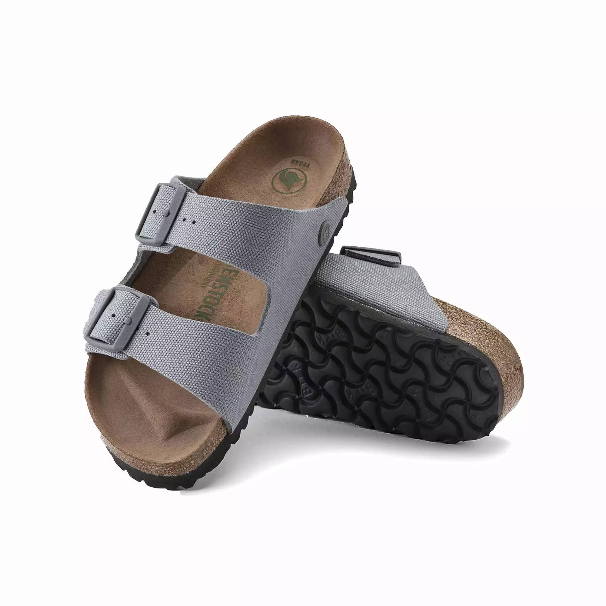 ARIZONA VEGAN MEN TEXTILE 'GRAY/STONE COIN'