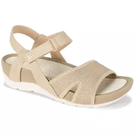 Baretraps Womens Annissa Faux Leather Ankle Strap Slingback Sandals