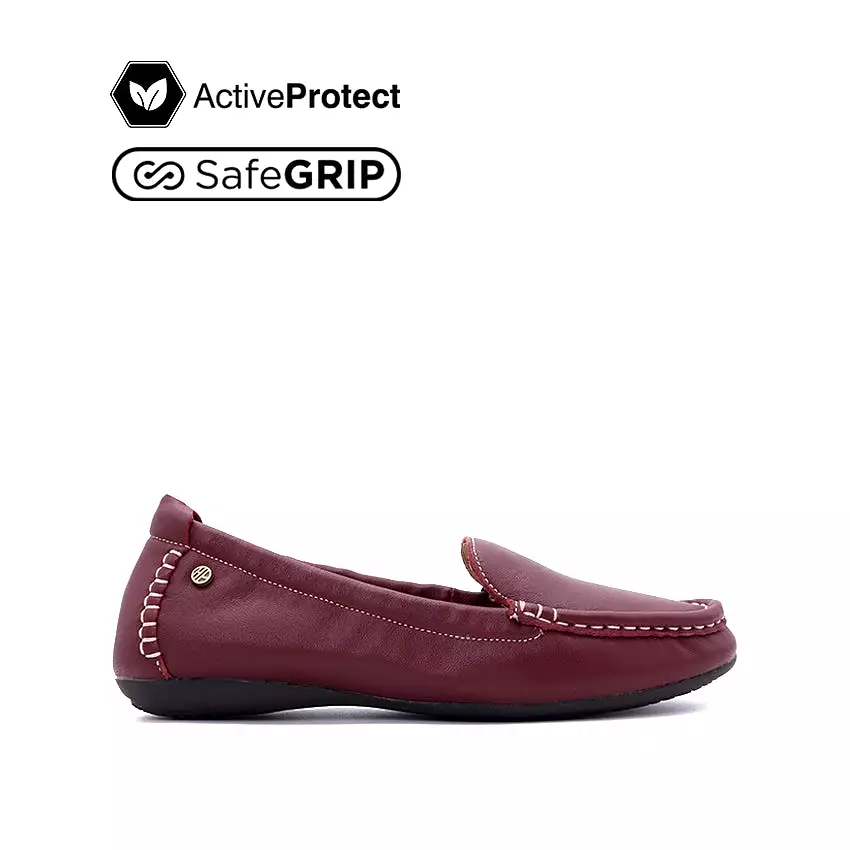 Bettina II Venetian Women's Shoes - Burgundy Leather