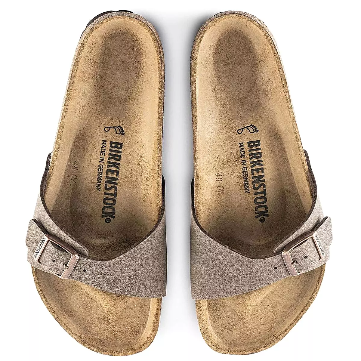 Birkenstock Womens Madrid BS Birko-Flor Slip On Footbed Sandals