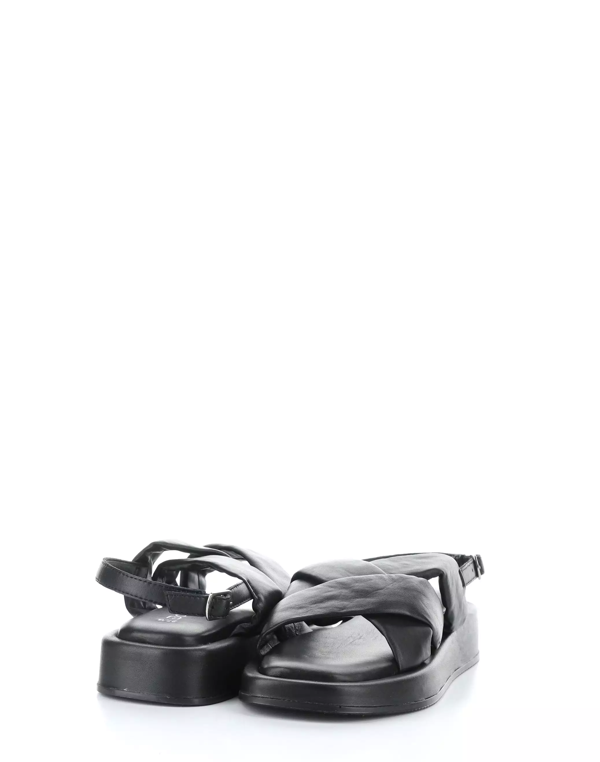 BLITZ BLACK Buckle Sandals