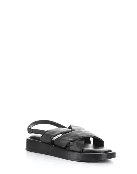 BLITZ BLACK Buckle Sandals