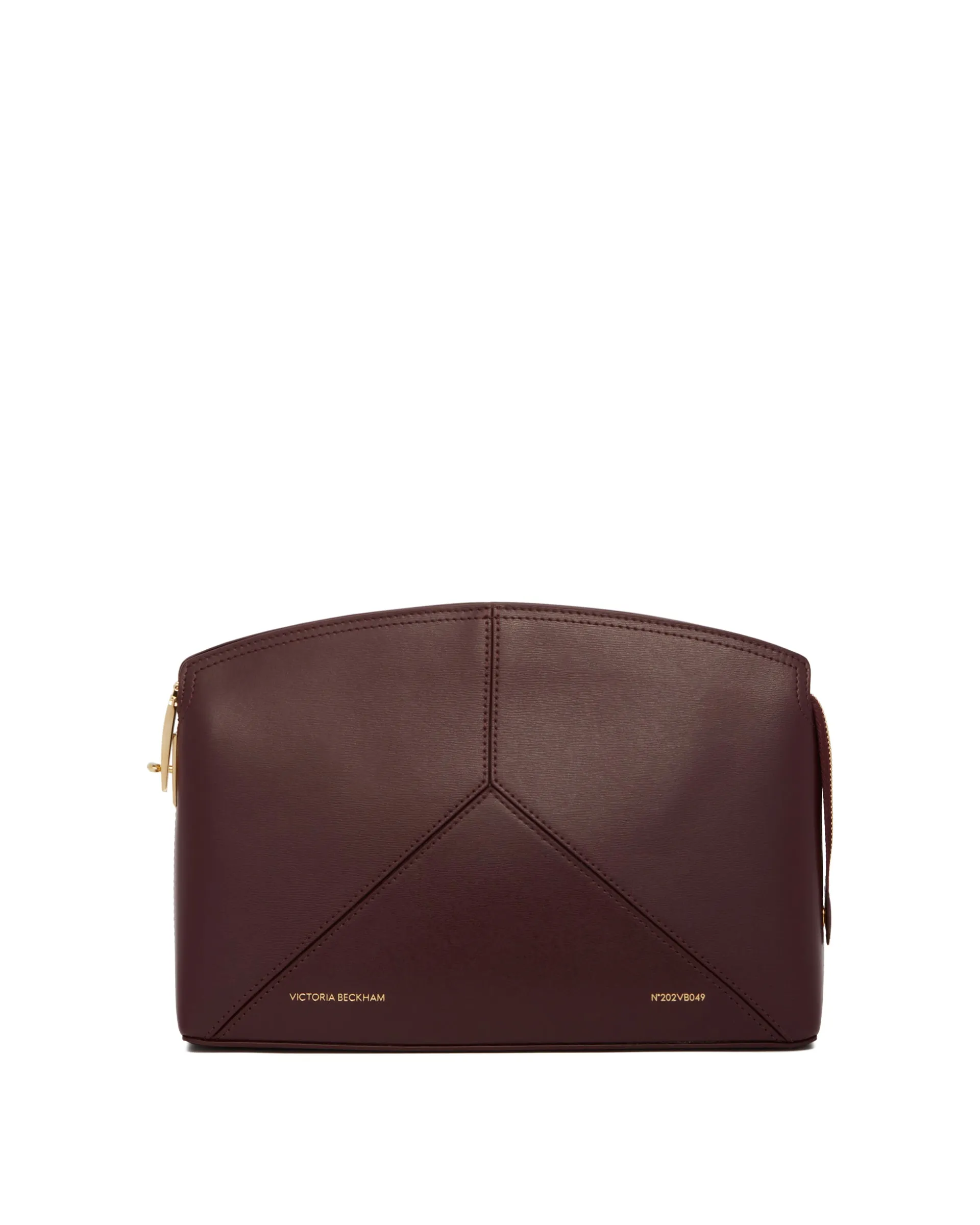 Burgundy Victoria Clutch Bag