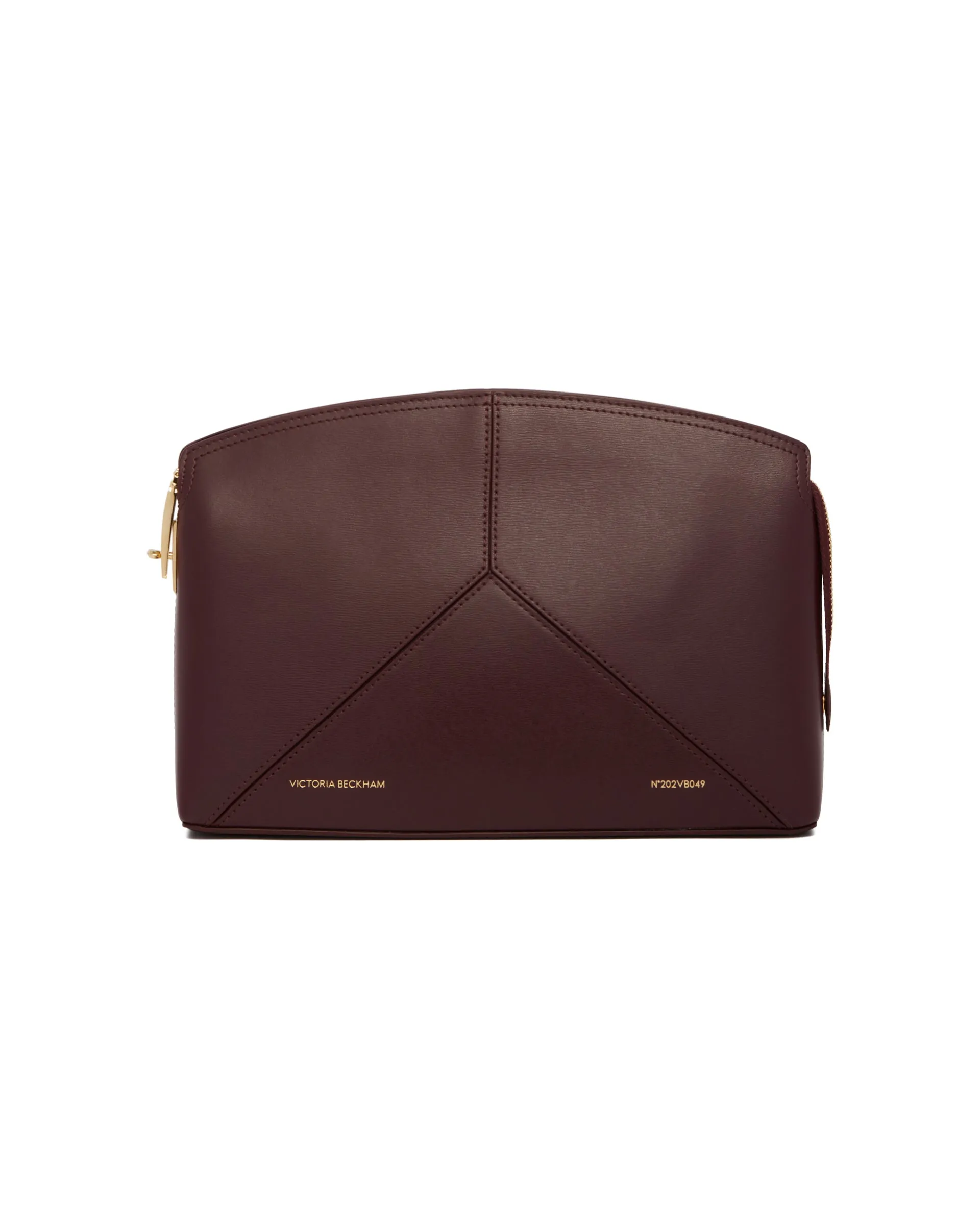 Burgundy Victoria Clutch Bag