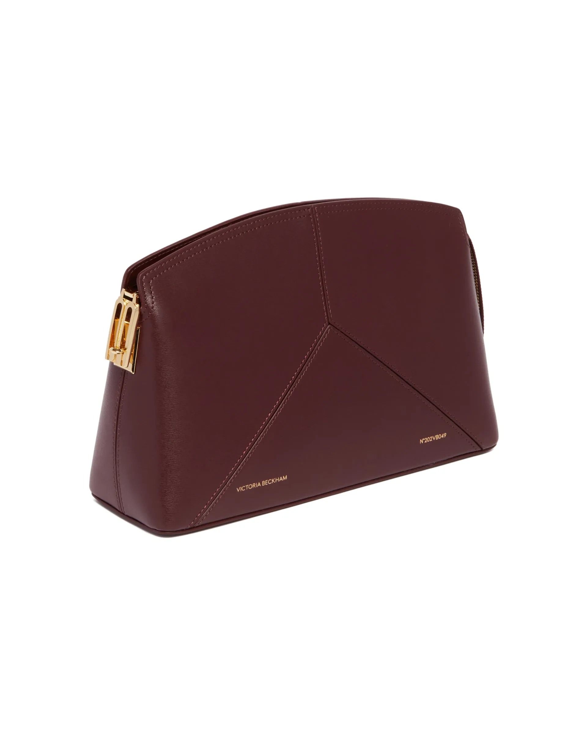 Burgundy Victoria Clutch Bag