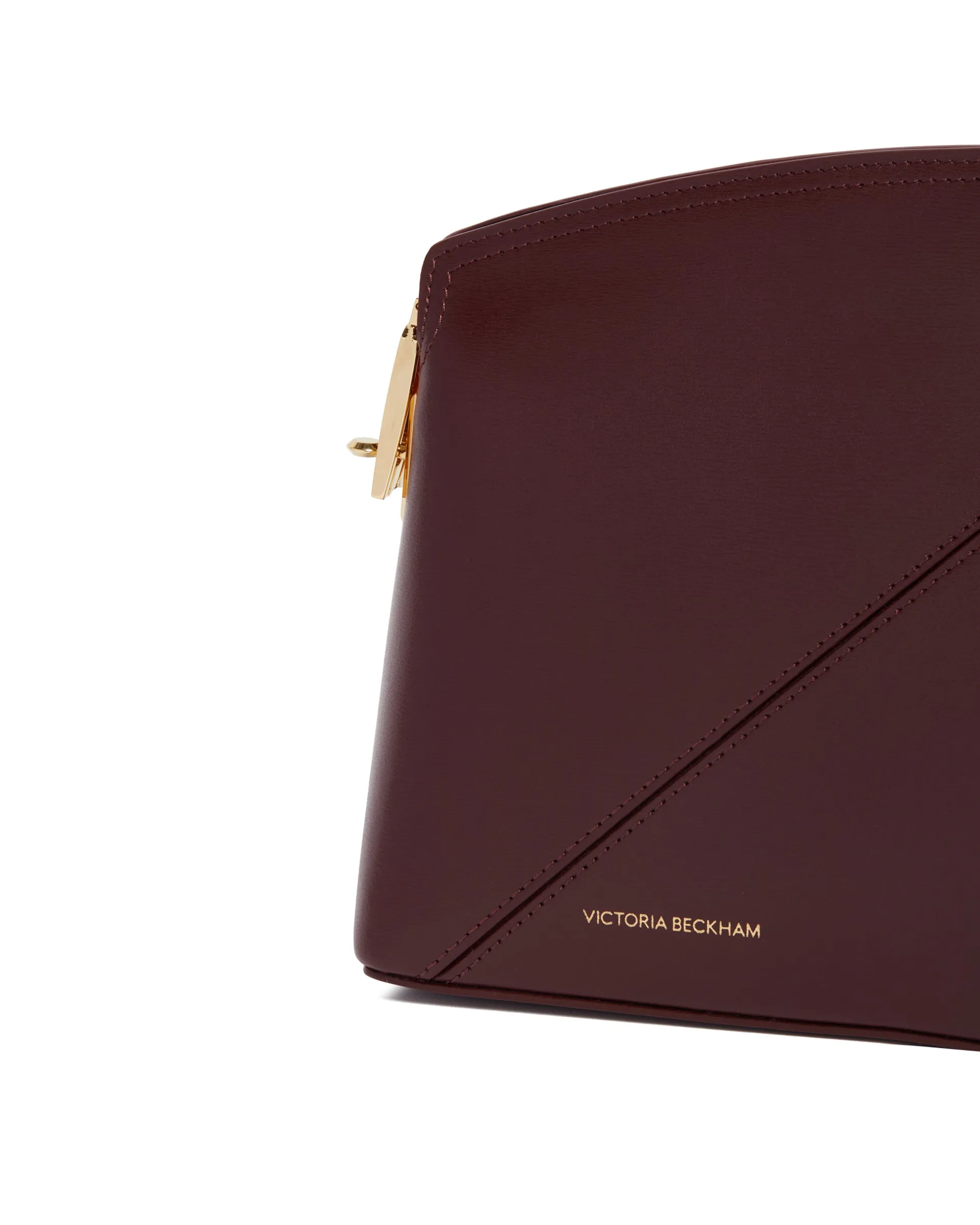 Burgundy Victoria Clutch Bag