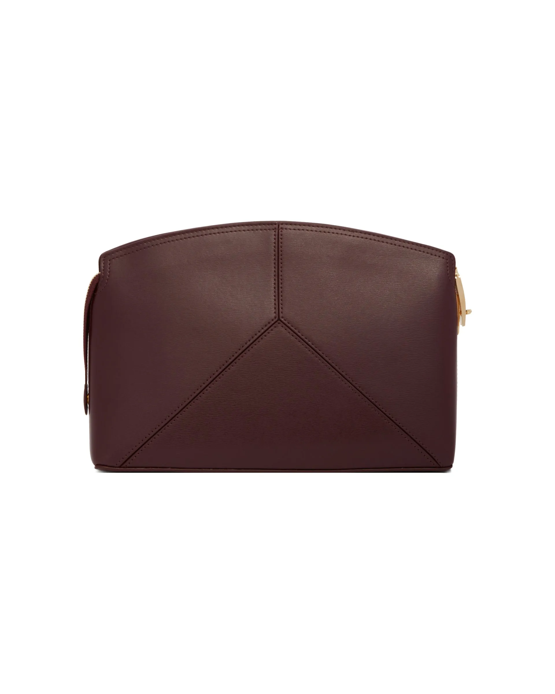 Burgundy Victoria Clutch Bag