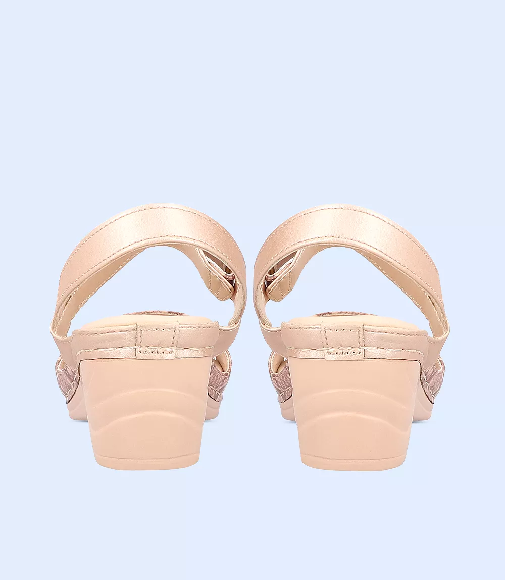 BW8144-TEA PINK-Women Comfort Sandal