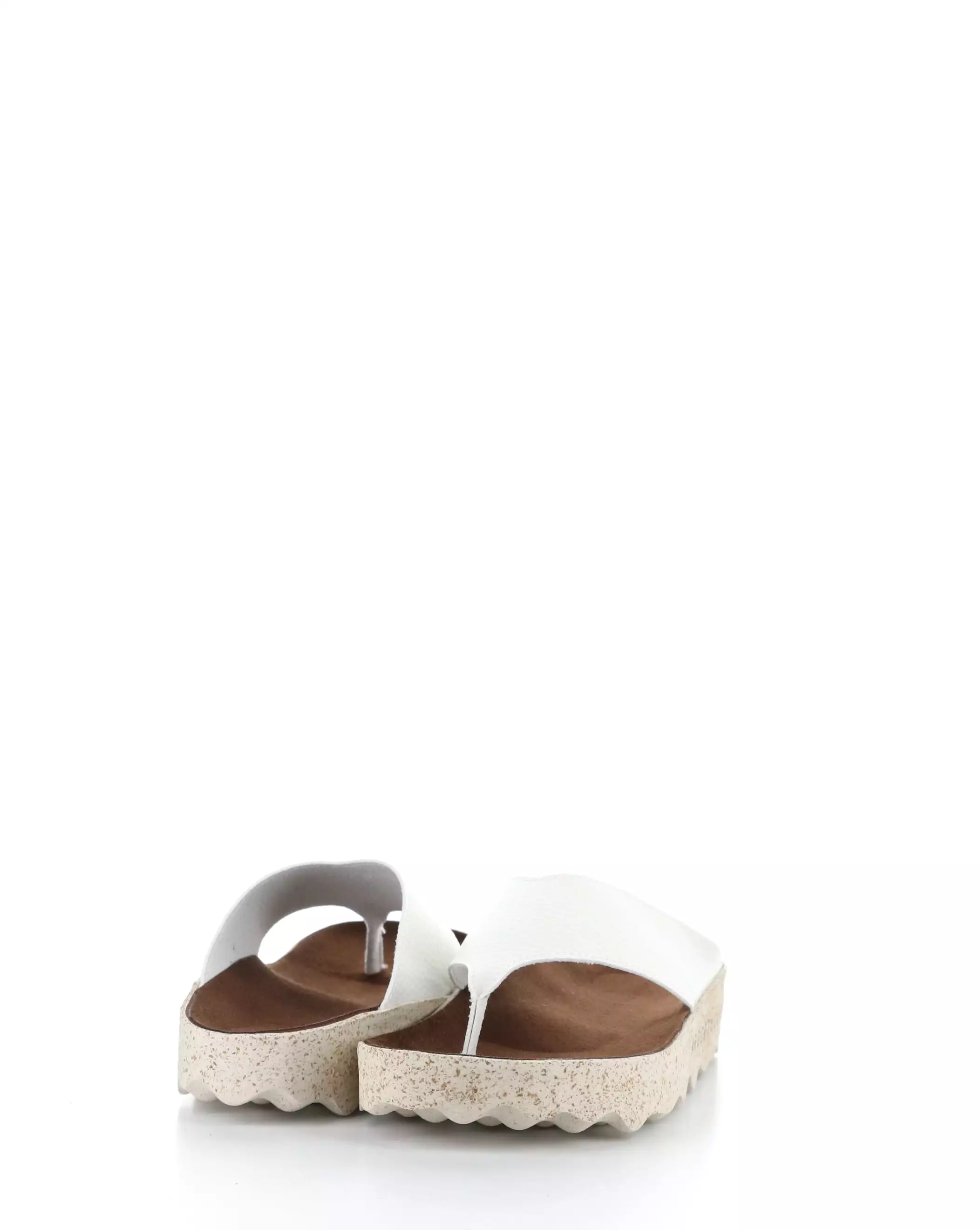 CAMI223ASP 006 WHITE Round Toe Sandals