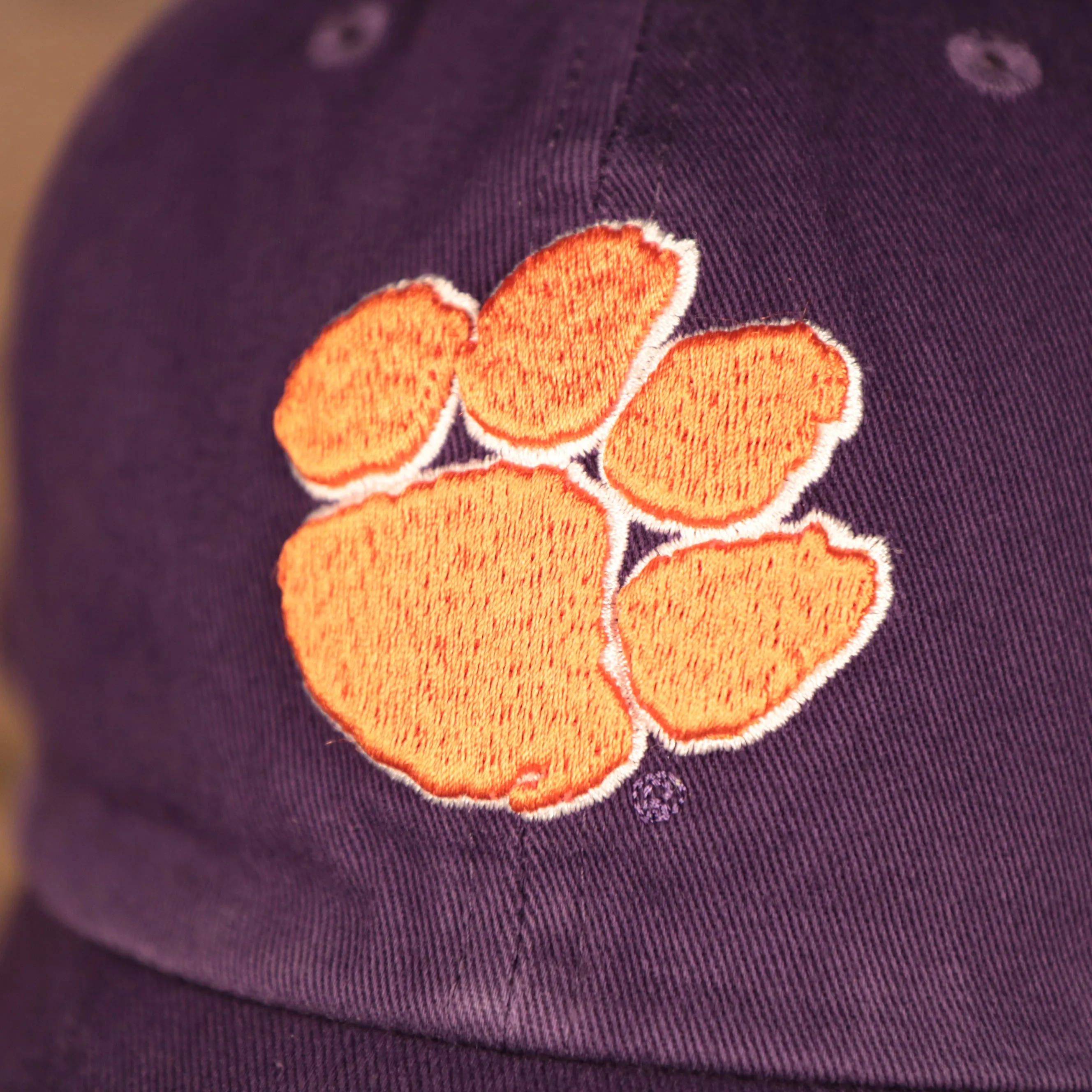 Clemson Tigers Purple Adjustable Dad Hat