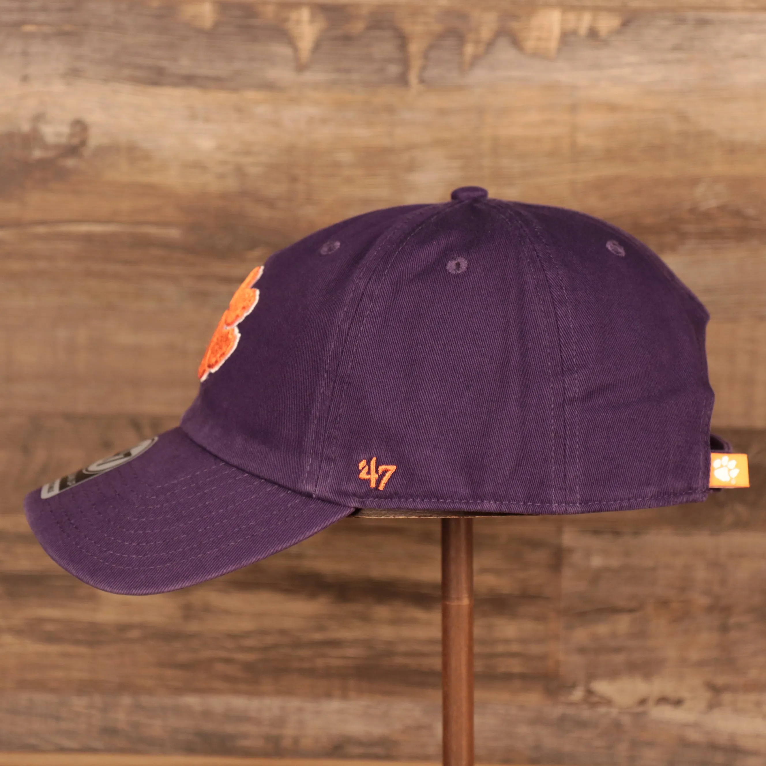 Clemson Tigers Purple Adjustable Dad Hat