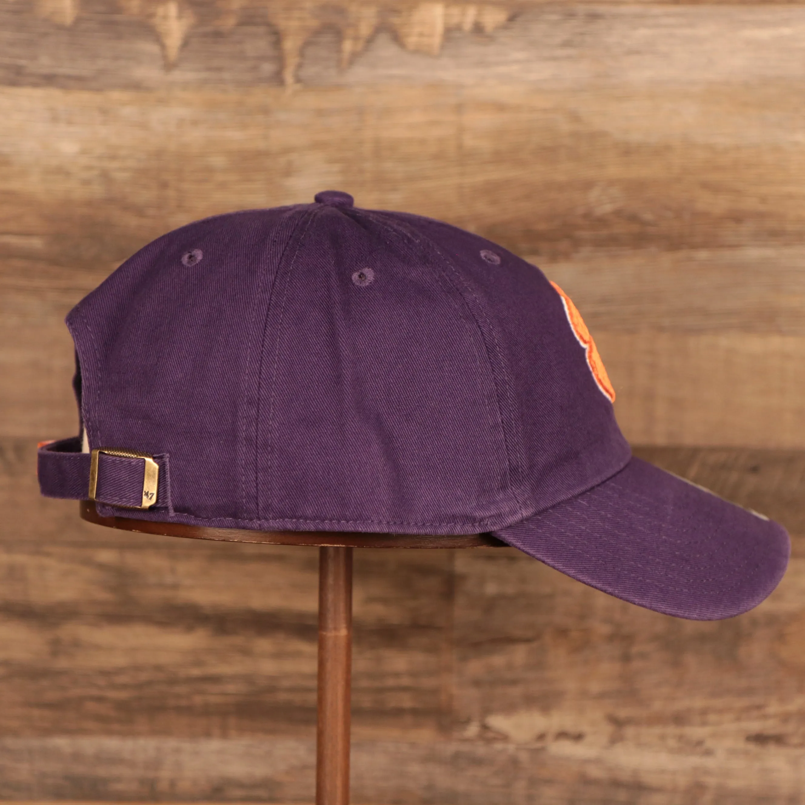 Clemson Tigers Purple Adjustable Dad Hat