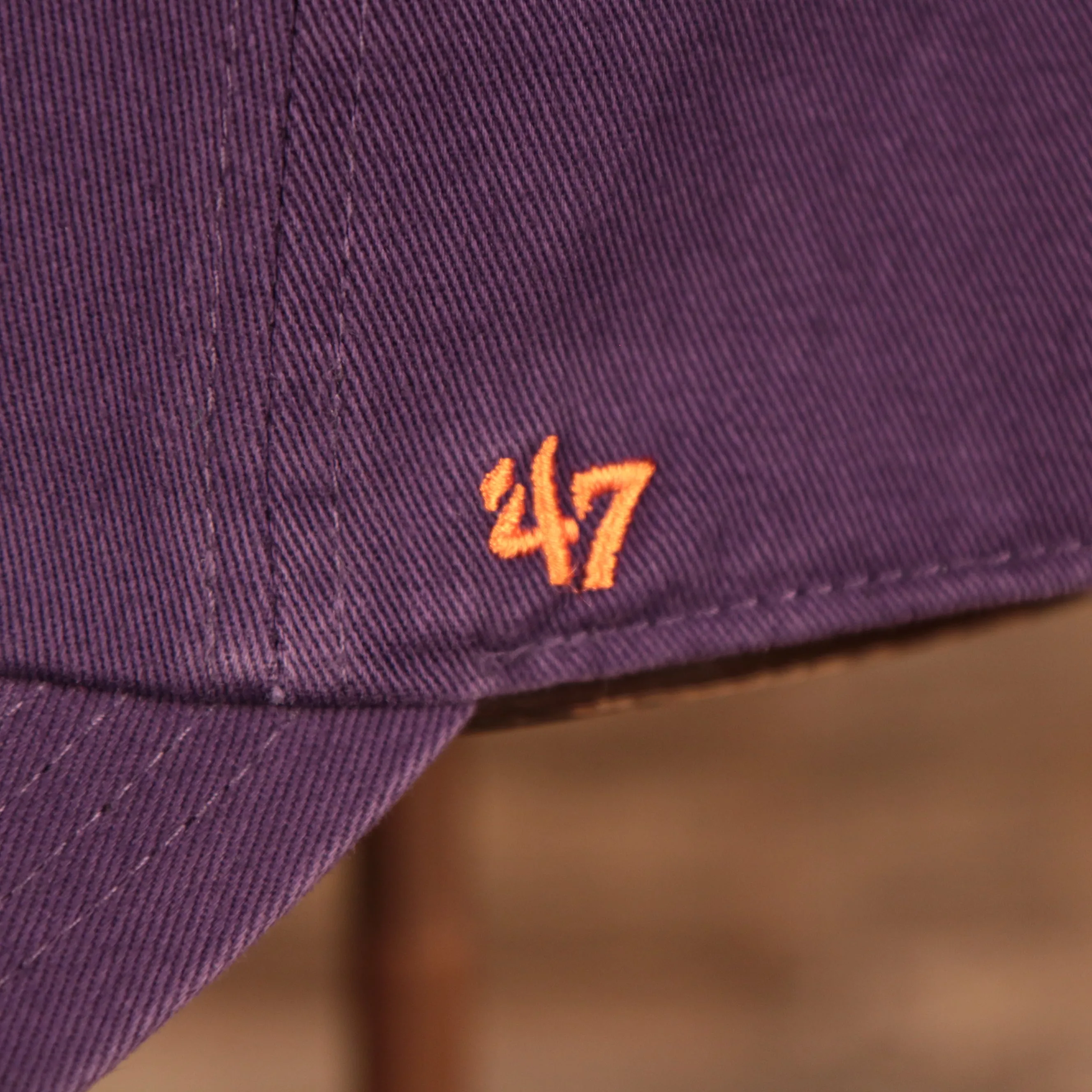 Clemson Tigers Purple Adjustable Dad Hat