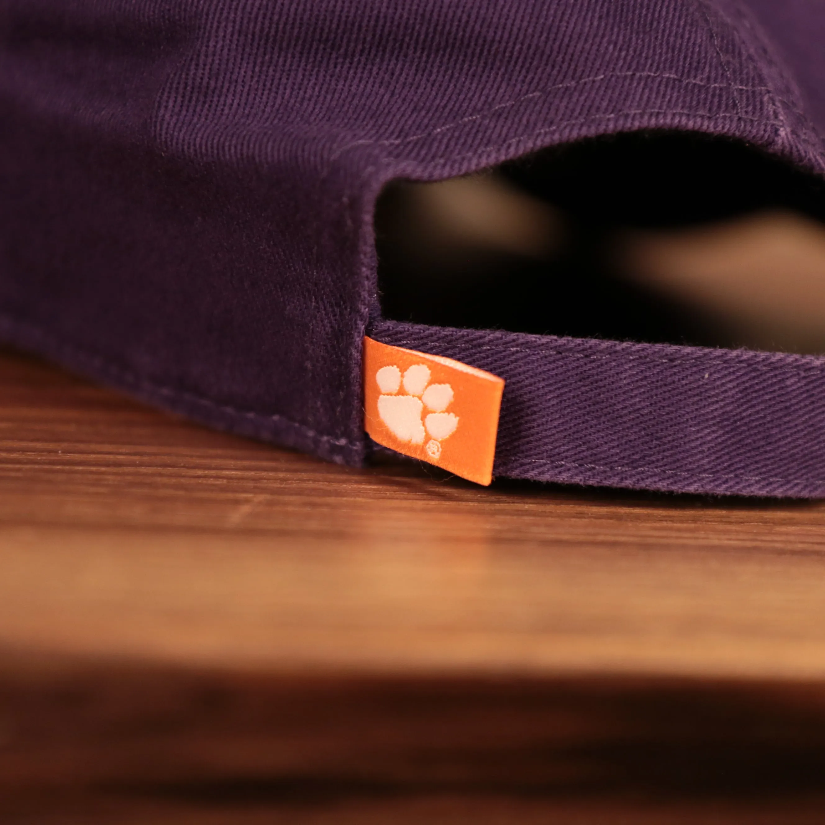 Clemson Tigers Purple Adjustable Dad Hat