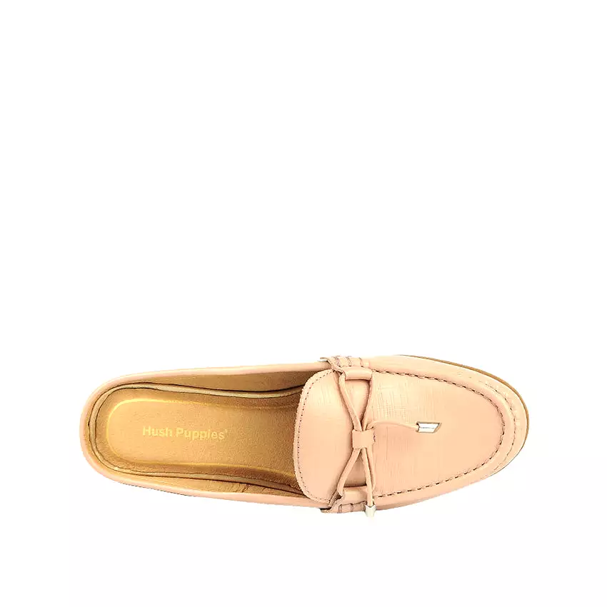 Courtney Mule Women's Shoes - Pale Pink Leather