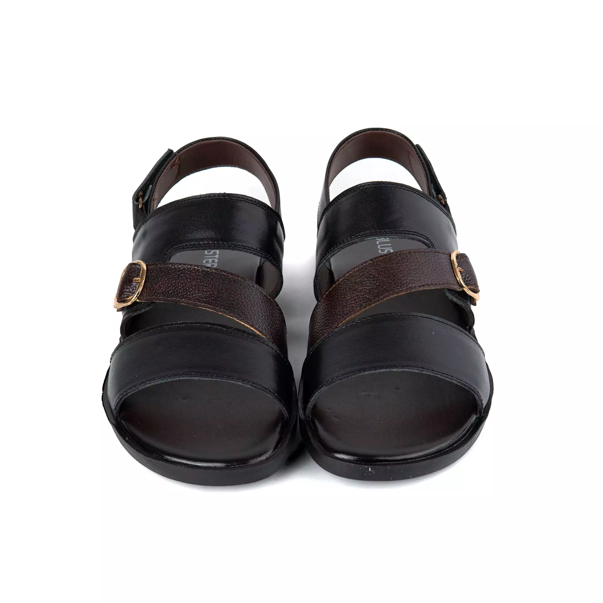 Cross Styled Men Leather Sandals