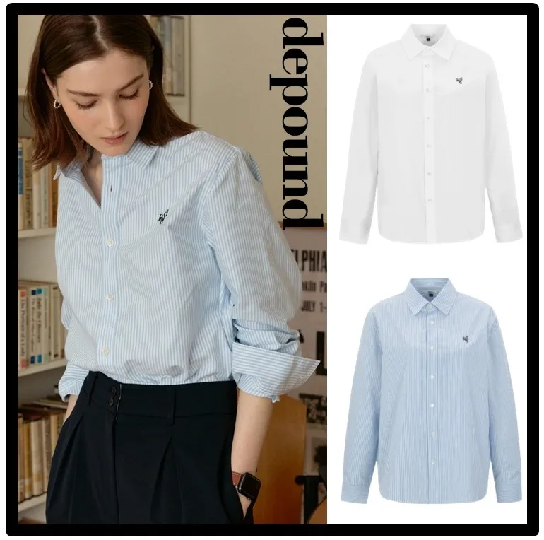 depound  |Casual Style Unisex Street Style Shirts & Blouses