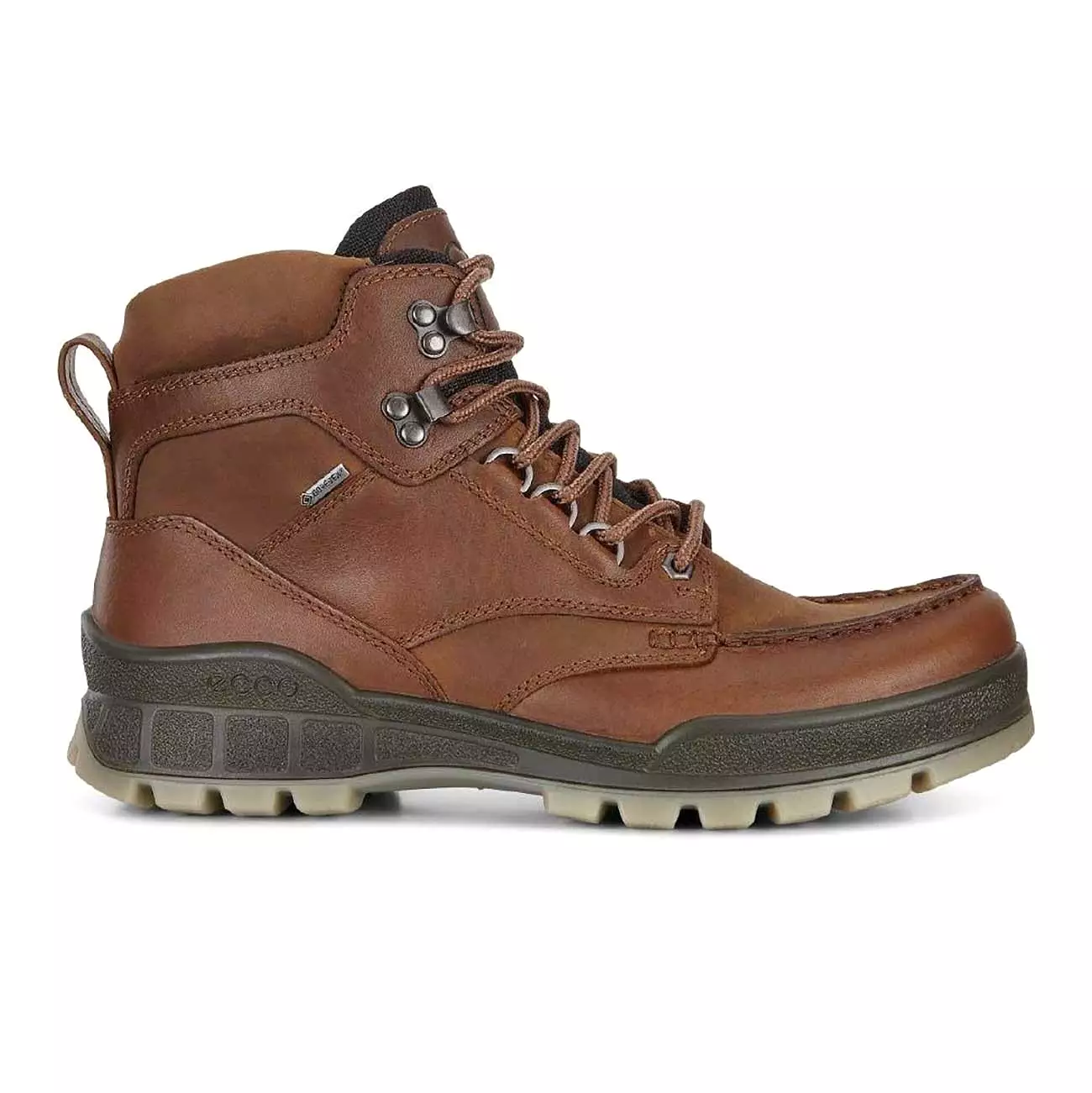 ECCO Men's 831704 Track 25 Hi GORE-TEX Brown Leather