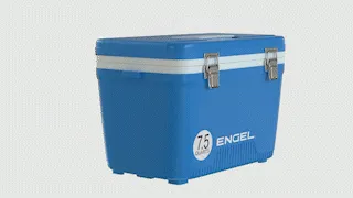 Engel 7.5Qt Live bait Pro Cooler with AP3 Rechargeable Aerator & Stainless Hardware