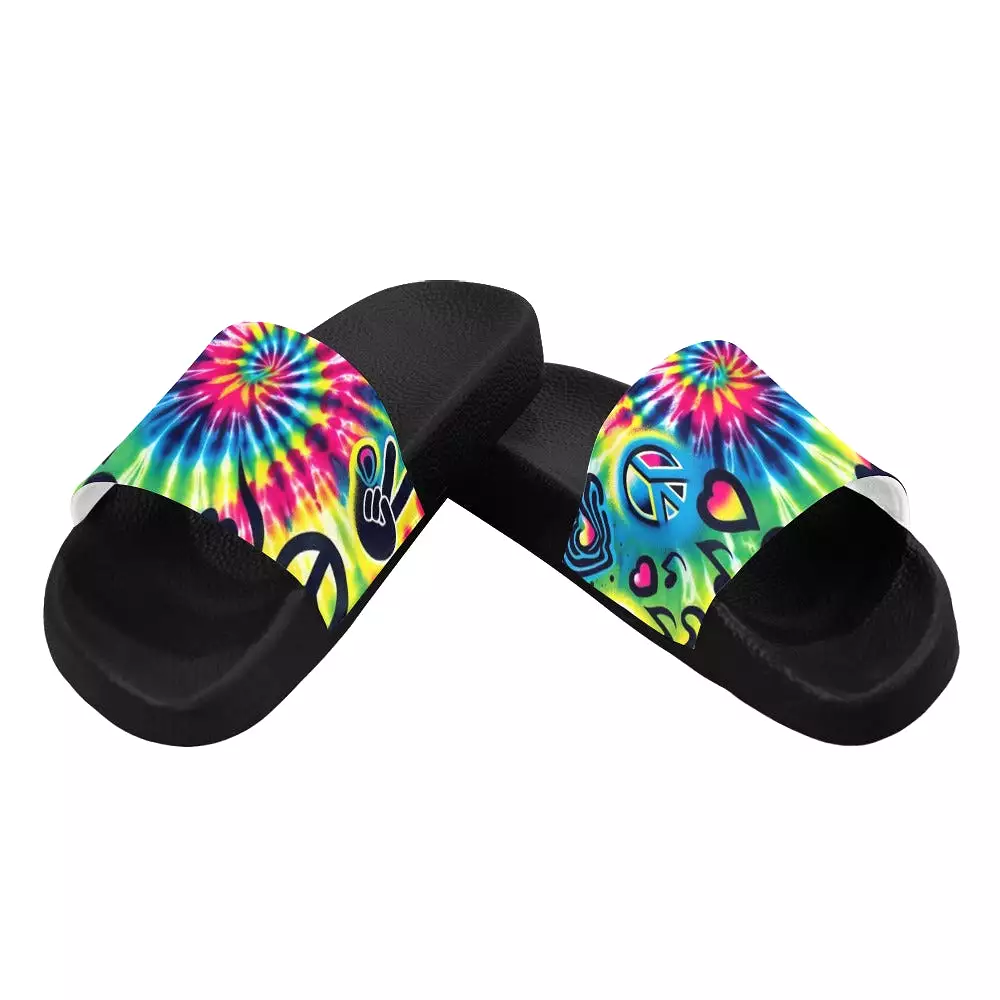 Happy Vibes Women's Rave Slide Sandals