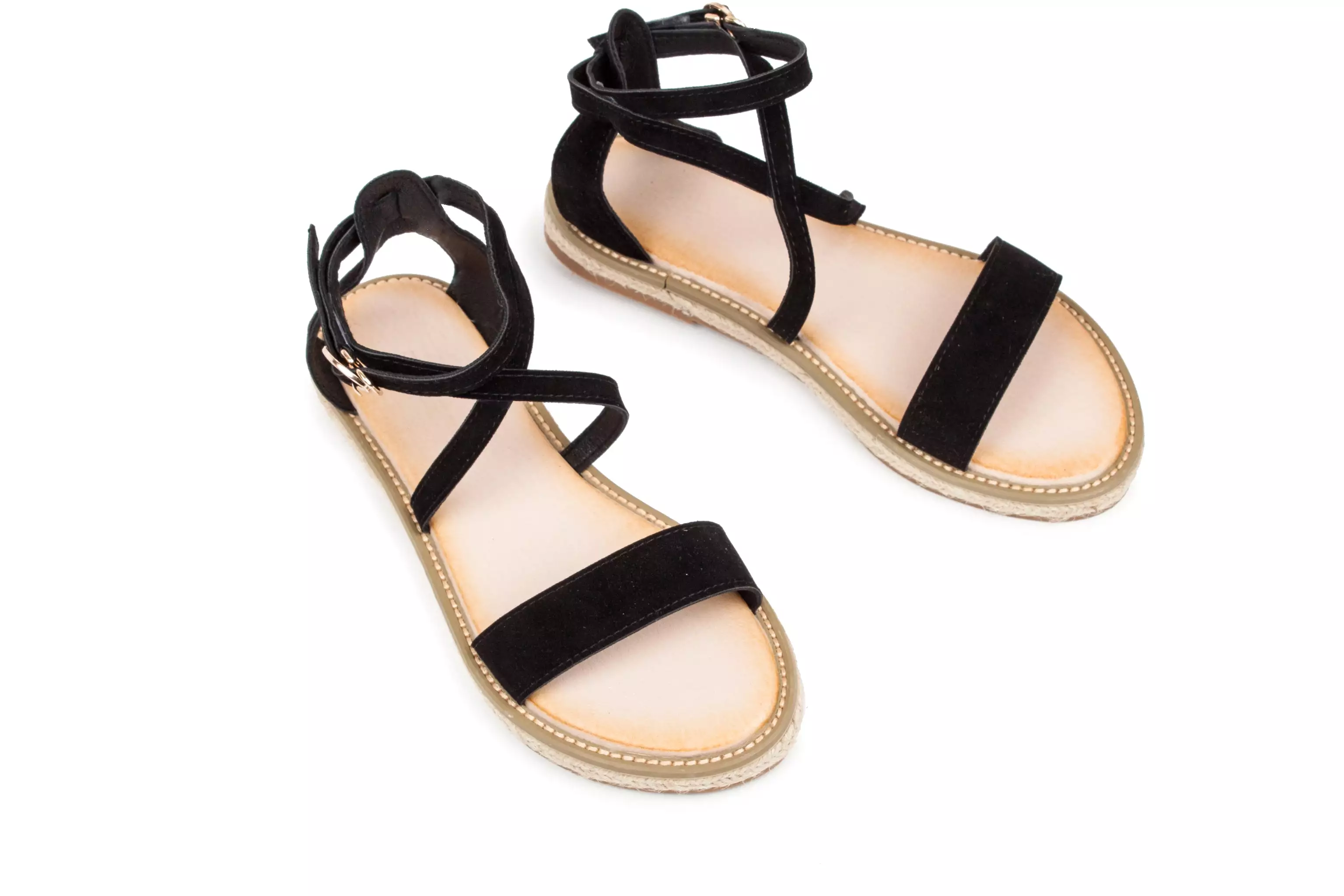 Haute Edition Women's Cross Strap Rome Sandals