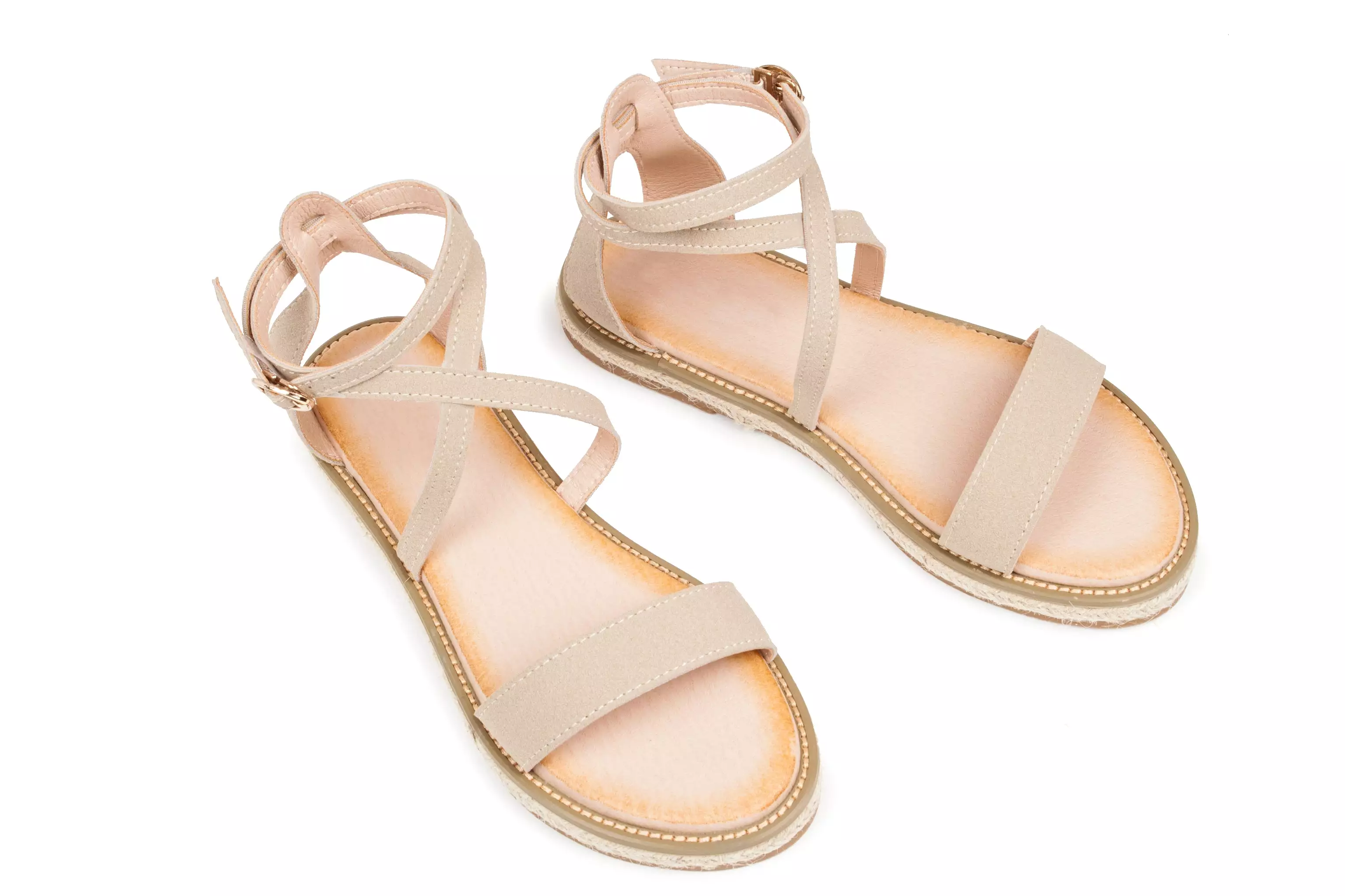 Haute Edition Women's Cross Strap Rome Sandals