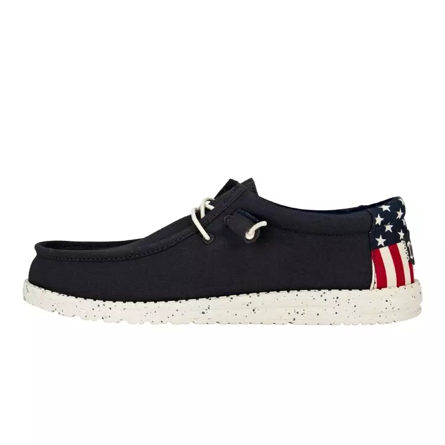 'Hey Dude' Men's Wally Americana - Navy / White