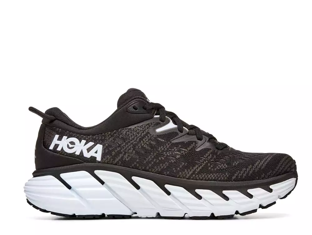 'HOKA' Men's Gaviota 4 - Black / White