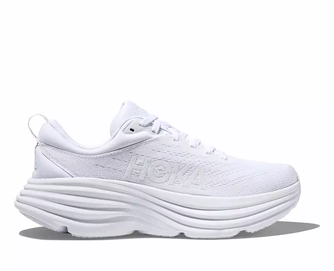 Hoka - Women's Bondi 8 White/White 1127952