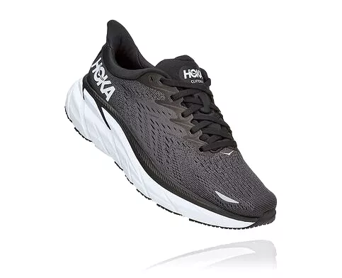 Hoka - Women's Clifton 8 Black/White 1119394 BWHT