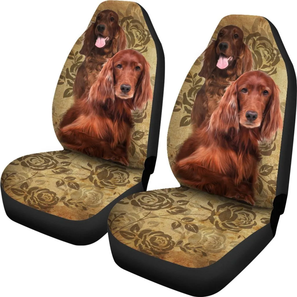 Irish Setter Car Seat Covers (Set of 2)