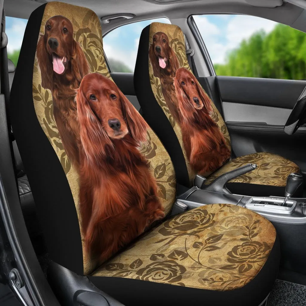 Irish Setter Car Seat Covers (Set of 2)