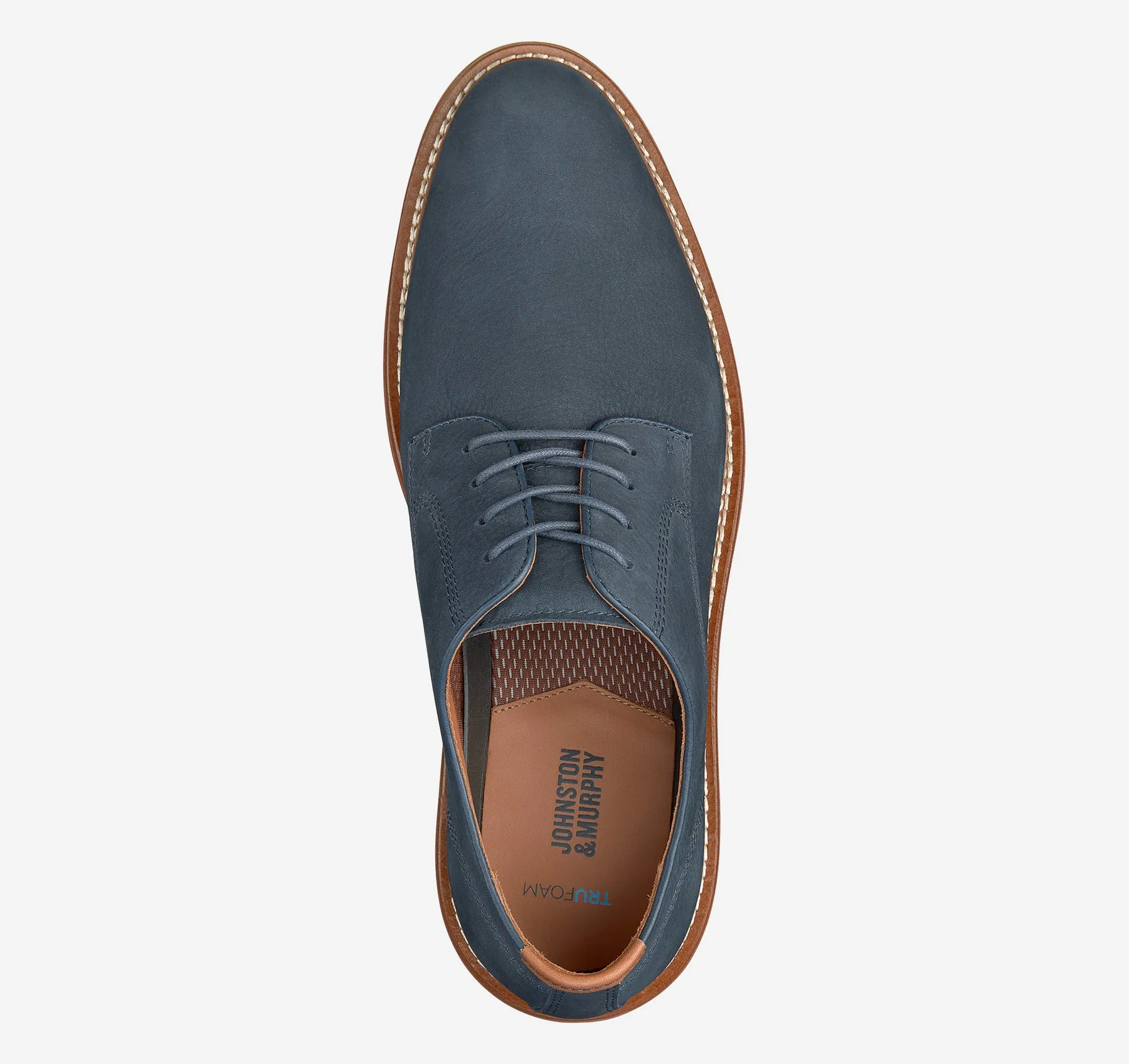 Johnston & Murphy Upton Plain Toe Navy-