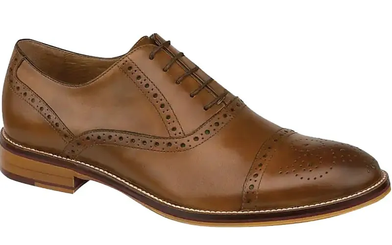 Johnston Murphy Conard  Cap Toe-Tan 