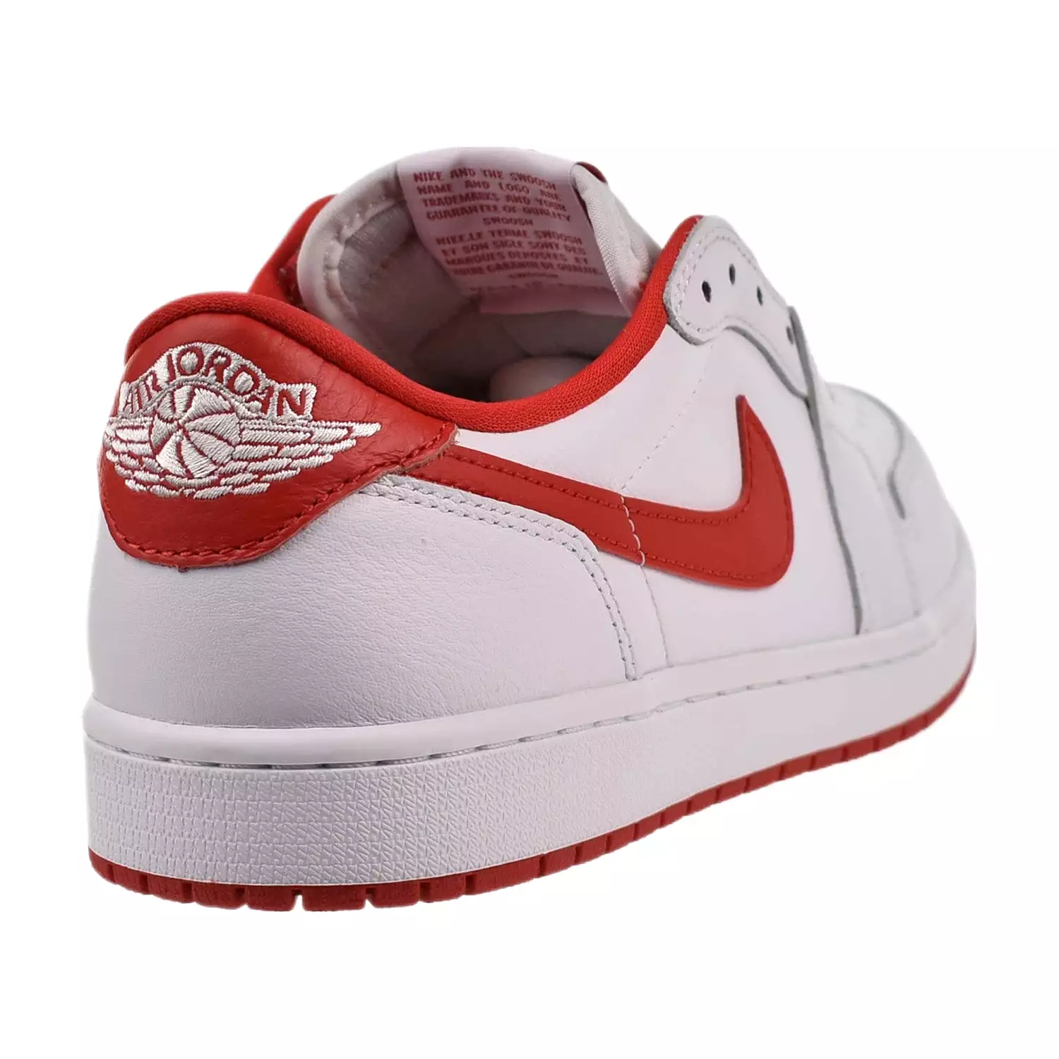 Jordan 1 Retro Low OG Men's Shoes White-University Red