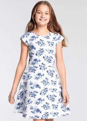 KangaROOS Kids Printed Skater Dress