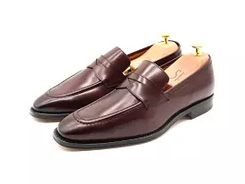 Lorens Men's Calf Leather Loafers - Burgundy