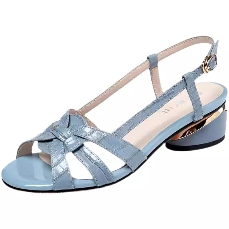 Low Heel Straps Sandals