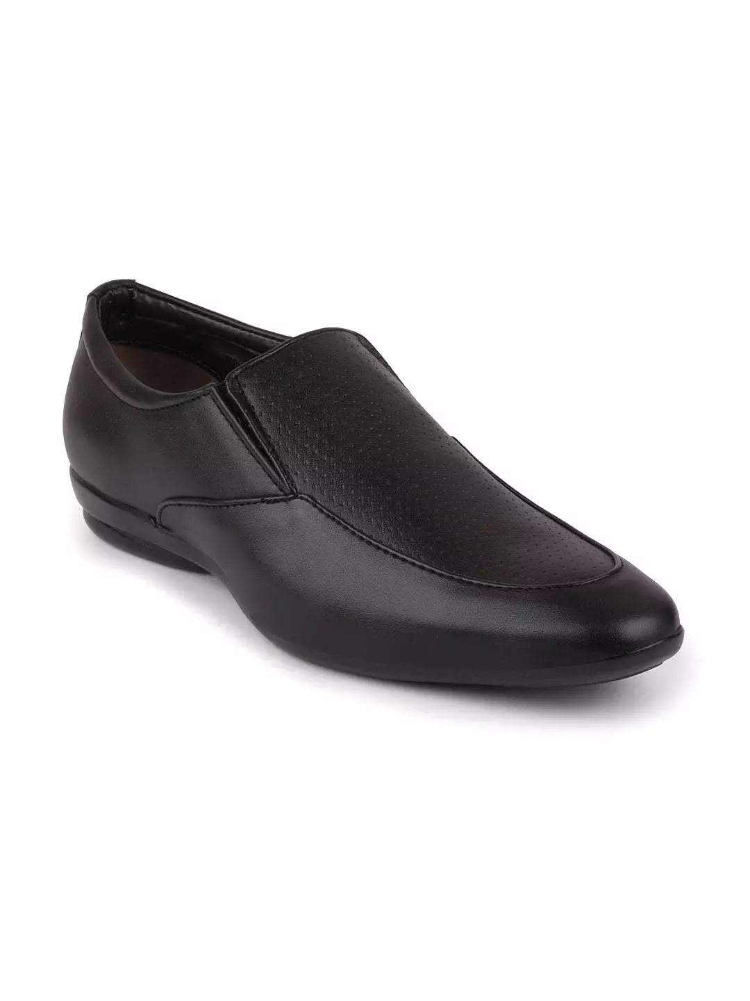 Men Black Formal Slip-On Shoes