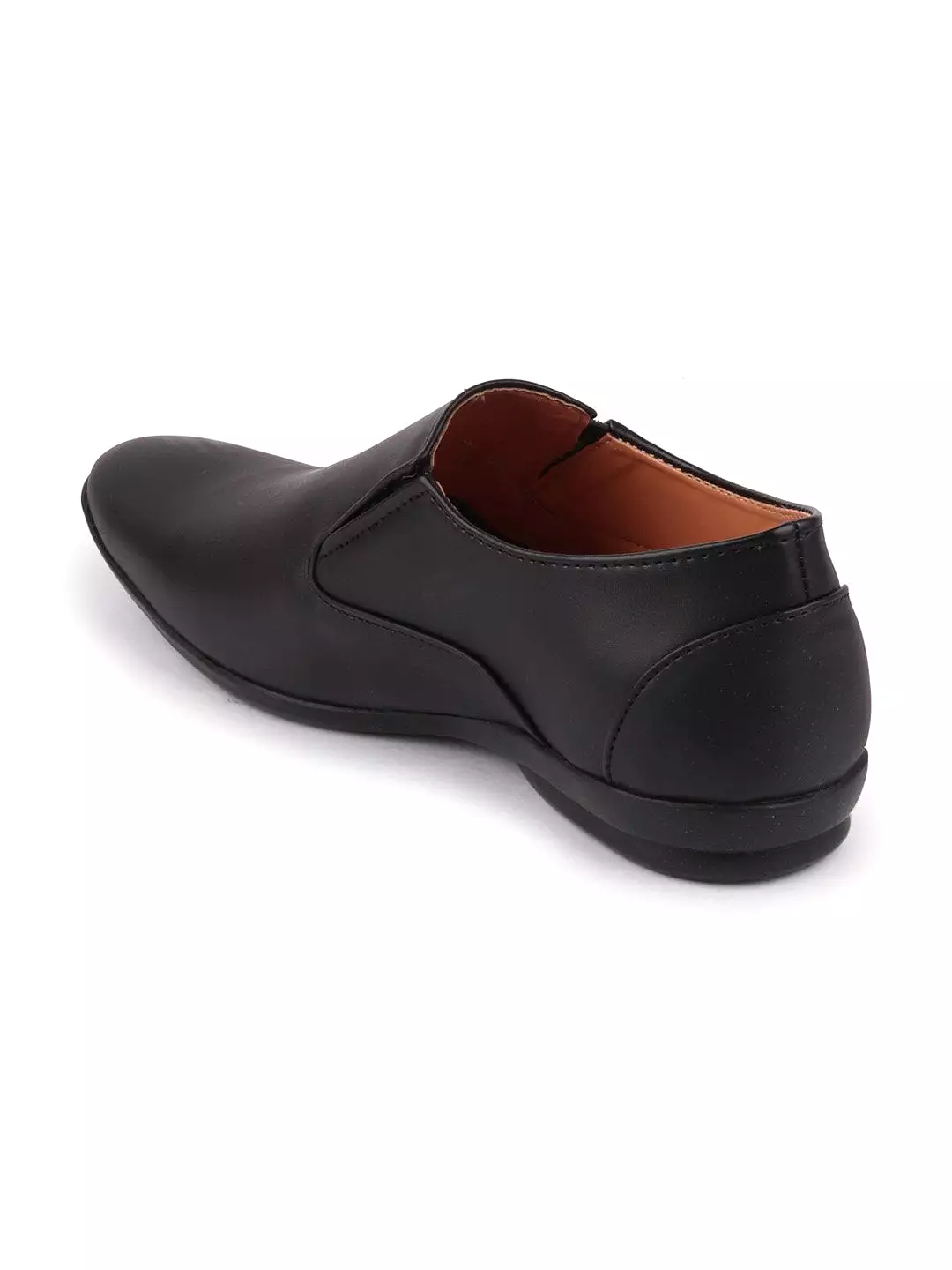 Men Black Formal Slip-On Shoes