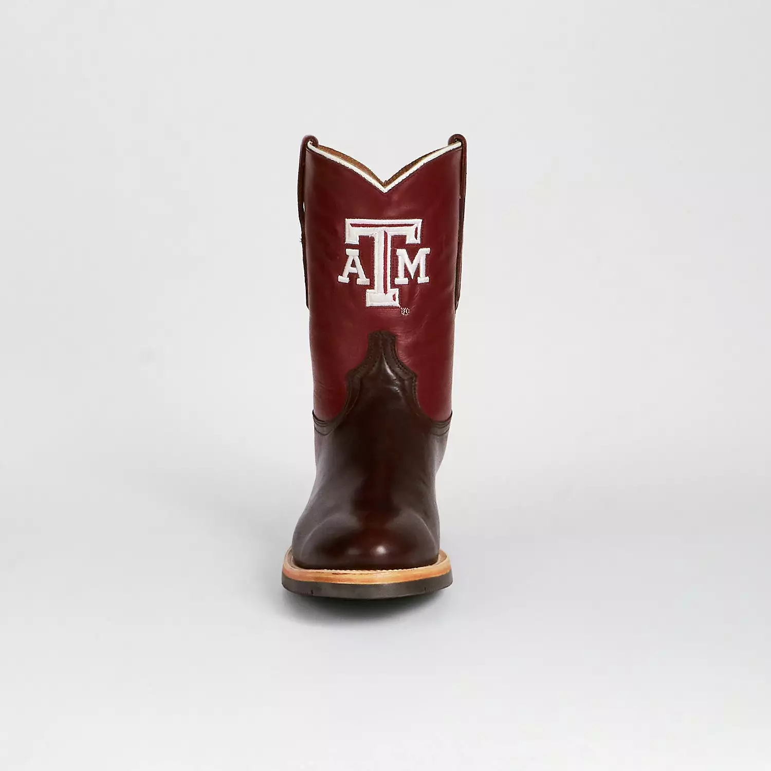 Men's A&M Roper Barn Boot :: Chocolate