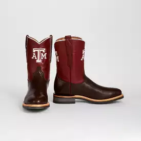 Men's A&M Roper Barn Boot :: Chocolate