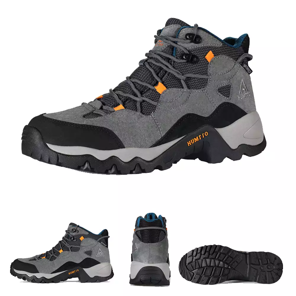 Men's High-top Running Shoes Basketball Sneakers Climbing Walking Jogging Boots