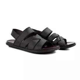 Multi Cross Men Leather Sandals