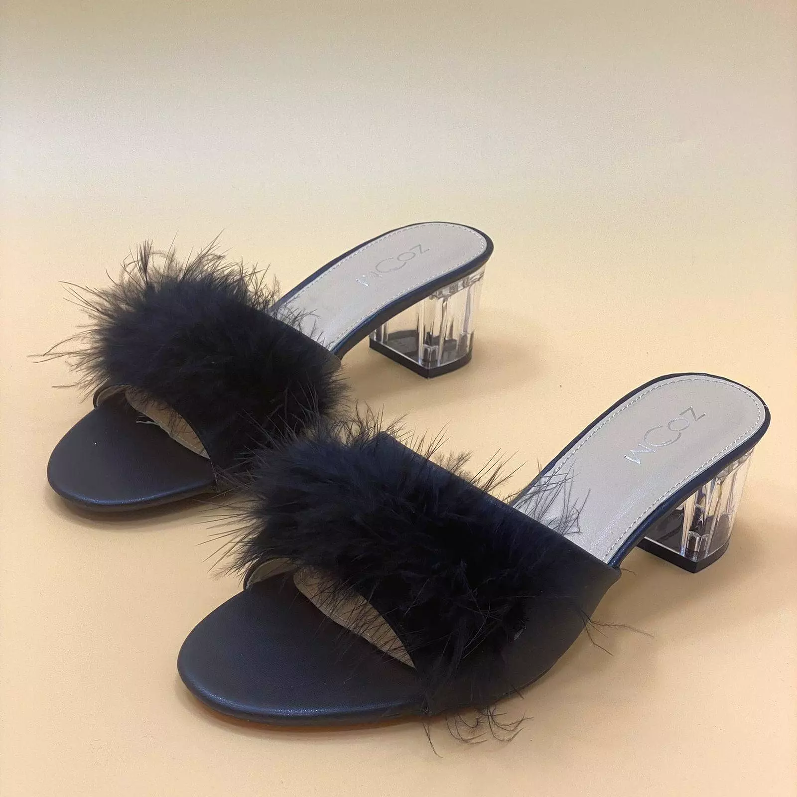 NEW ,  WOMEN SLIPPERS HEELS W291